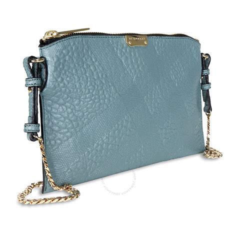 celadon blue burberry|Burberry SG Grain Check Small Wristlet/Clutch/Crossbody .